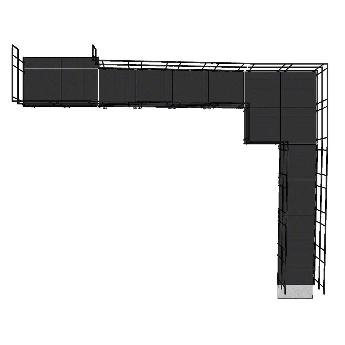 DragonStage 9.82x8.26m 90-Degree Aluminum Event Stage Ramp for Wheelchair Access.jpg