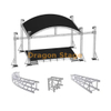Aluminum Curve Roof Truss for Outdoor Concert 6x6x4m