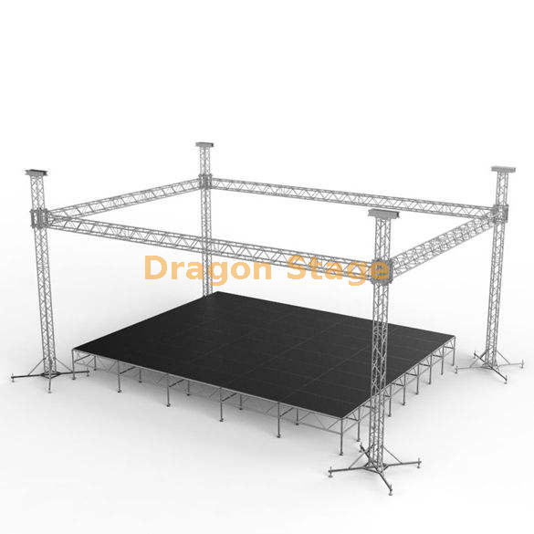 Indoor Non-Roof Stage Truss 40x30x13ft