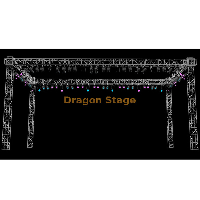 Durable Aluminum Stage Frame Structure Lighting Truss 40x30x30ft