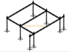 Outdoor Big Event Lighting Truss System 30x20x12m
