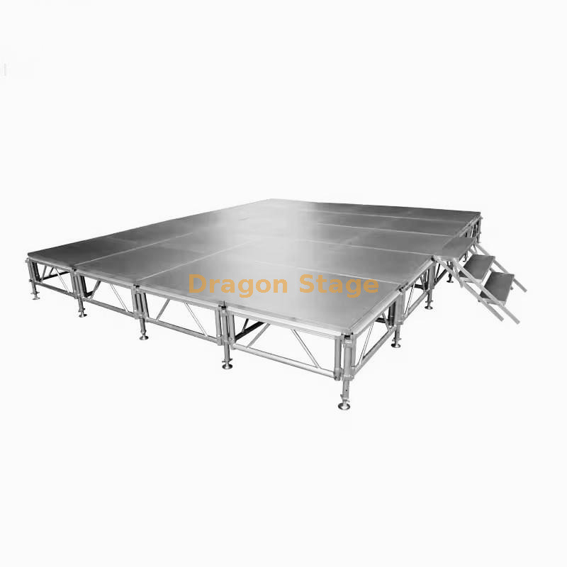 1.22x1.22m Aluminum Alloy Portable Outdoor Performance Stage for Sale 6.1x4.88m