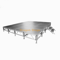 1.22x1.22m Aluminum Alloy Portable Outdoor Performance Stage for Sale 6.1x4.88m