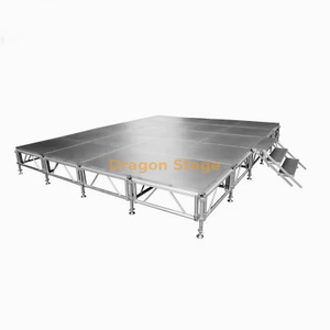 1.22x1.22m Aluminum Alloy Portable Outdoor Performance Stage for Sale 6.1x4.88m