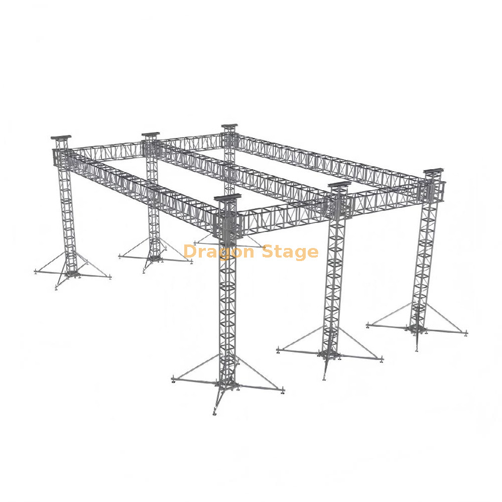 Indian Pune Wedding Outdoor Concert Booth Event Truss 60x80x35ft