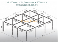 21x17x5m Modular Truss Display System 
