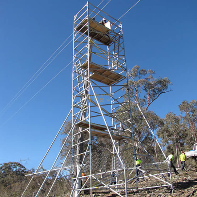 Portable Tower Scaffold with Ladder 