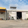 Mobile Portable Double Climb Ladder Scaffolding for Sale 5.22m