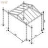 Silver Outdoor Event Truss with Roof