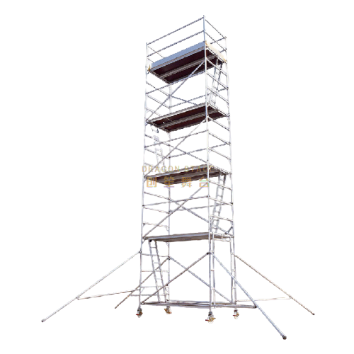15m Outdoor Portable Adjustable Mobile Scaffold Platform with Hanging Ladders