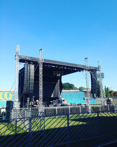 Aluminum Flat Roof Truss Stage System for Events 16x12x8m 