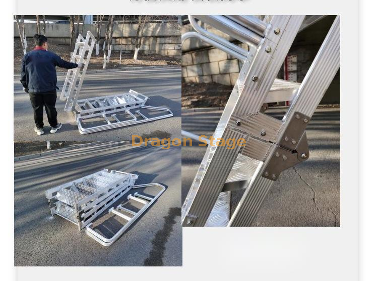 aluminum dual pole attic ladder (3)