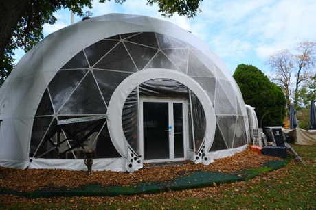 Luxury ABS Waterproof PVC Greenhouse Patio Life Garden Igloo Geodesic Dome  Tent from China manufacturer - DRAGON STAGE
