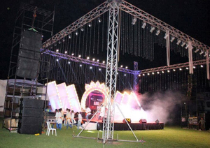 Aluminium Stage Truss for Speaker System Outdoor Concert Stage Truss
