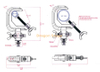 C Clamp Theatre Clamp Stage Light Clamp Assembly Stage Light Clamp Autozone Stage Light Clamp Bolt