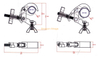 Slimline Qtrigger Clamps Led Light Clamps Fast Clamp Global Light Clamps Global Led Light Clamps