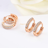 fashion earrings trend 2021 statement earrings custom stainless steel heart dangle huggie hoop earring