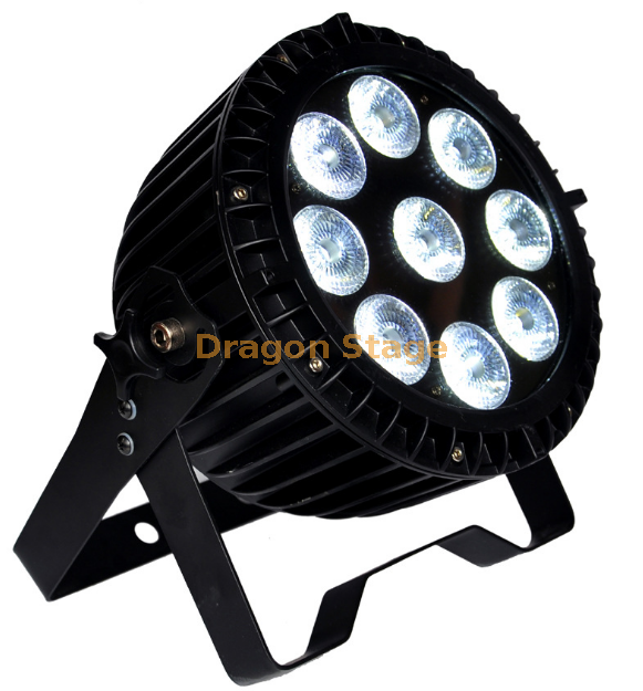 9 Beads 5 in 1 Waterproof Mute Cast Aluminum Par Light led par light outdoor (2)