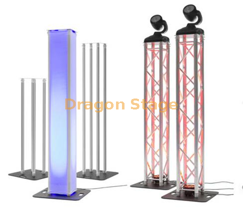 Aluminum DJ Moving Head Lighting Stand Tower Totem - China Truss Totem and  Totem Truss price