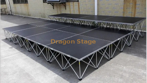Portable Spider Stages Folding Stage Riser Aluminum Foldable Leg Stage Platform