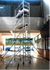 single width Aluminum Mobile Scaffolding for Decoration/Maintenance/Installation