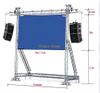 Custom Ground Mount Aluminum Truss for Led Speakers 5x5.5m