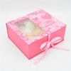 Luxury custom paper packaging gift box perfume box with clear pvc window