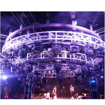 Aluminum Rotating Lighting Circle Truss with Lifting System for Sale