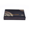 KSA Jeddah season High End Black Lacuqered Chocolate Packaging Boxes With Divided