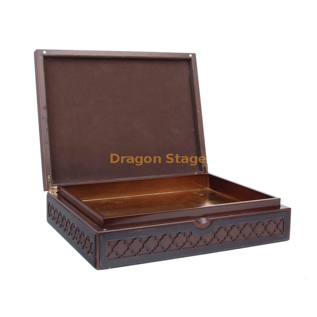 KSA Jeddah season luxury hot sale new design wooden chocolate date gift box for ramadan