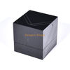 Qatar Bank Use Black Glossy Finishing Wood Bank Card Box Wood Lid and base gift Box