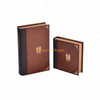 Custom New Design Wooden Book Shaped Box Wooden Book Box