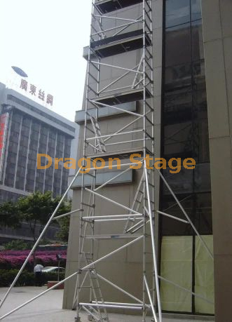 2.45m Aluminum Scaffolding with Hang Ladder Brackets