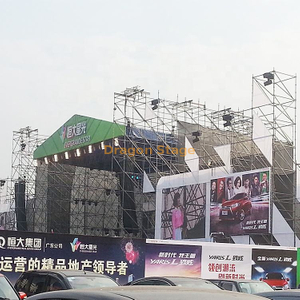Iron Galvanized Layer Frame Truss Hanging Line Array Speaker Sound Audio Frame Construct Use for LED Screen