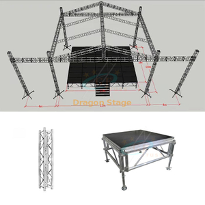 10x9x8m Aluminum Event Truss Outdoor Concert Performance Truss with 2 Wings 2m