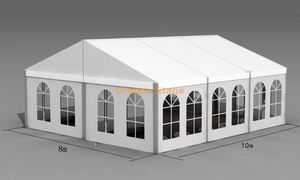 Aluminum Marquee Wedding Party Tent 10x8m Height 2.6m