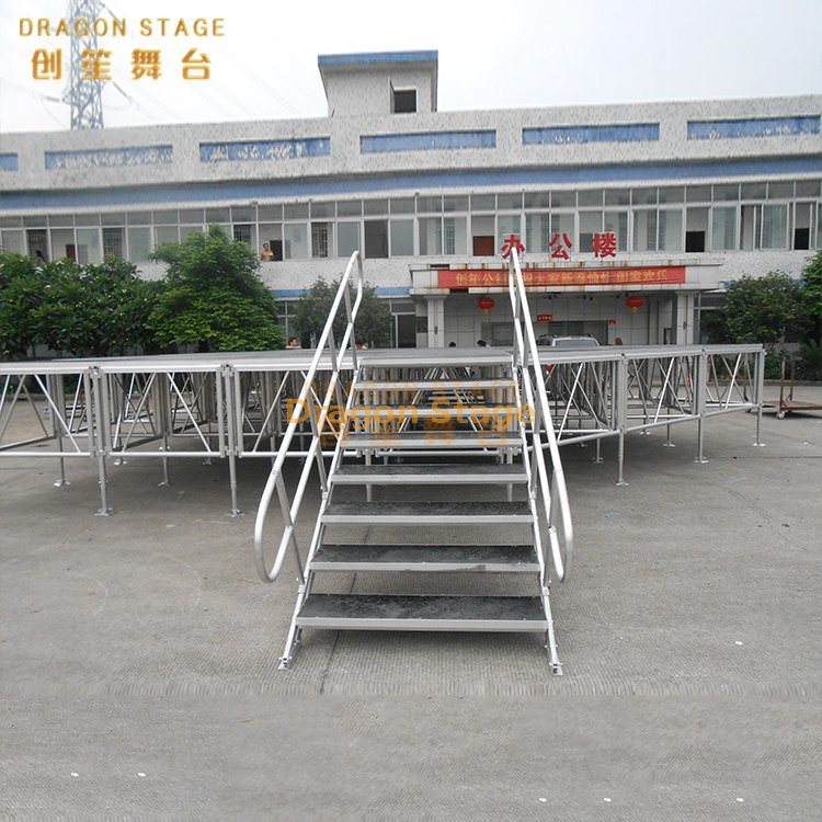 4x4 Ft Portable Modular Platform Aluminum Mobile Stage for Concert Project