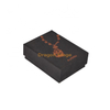 Wooden Box factory customized Custom Cheap Black Necklace Ring Packaging Paper Box