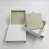 Luxury Custom White Necklace Jewelry Paper Cardboard Packaging Drawer Box Wooden Box factory customized