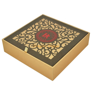 Wooden Box factory customized Custom Laser Cut Cookies Chocolate Dessert Food Candy Paper Box