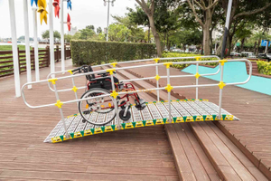 Aluminum Portable Wheelchair / Vehicle Unloading Ramp 