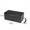 Black Piano Lacquer Custom Luxury wooden Perfume Bottle Box Packaging Gift Boxes With Key Lock