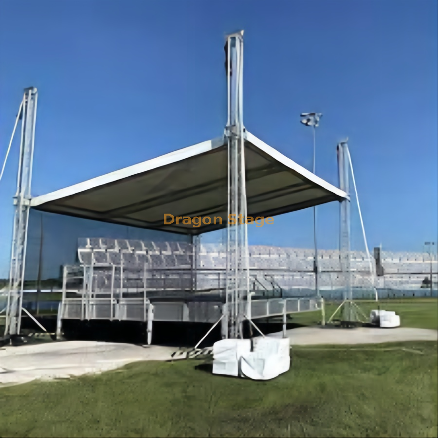 Heavy Duty Aluminum Flat Roof Trusses for Sale Hold Take Load of Video Wall And Moving Lights 9x7x6m