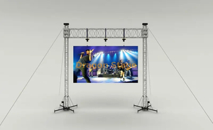  Aluminum Gentry Goal Post Truss Tower Pillar System for LED Display Screen in Event Concert Outdoor 5x4m