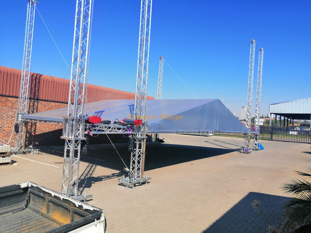 Top quality 520*760mm truss aluminum stage frame truss structure/Event lighting spigot dj truss/Used aluminum