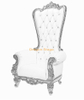 Hotel Lobby Mermaid Queen Chair, Wooden Groom Bride Chair, High Back Image Chair, Classical High Back Wedding Chair