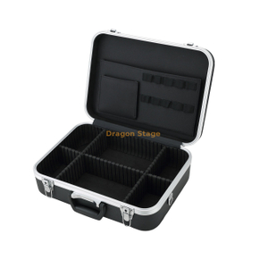 ​Black Event Custom Aluminum Plastic Carry Tool Case with Dividers