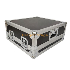 Portable Plywood Aluminum Guitar Pedal Board Party Flight Case with Wheels