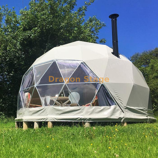 All Weather Resort Dome Party Glamping Tent For Outdoor Living