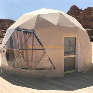 Outdoor Desert Hotel Glamping Luxury Party Dome Tent with Door